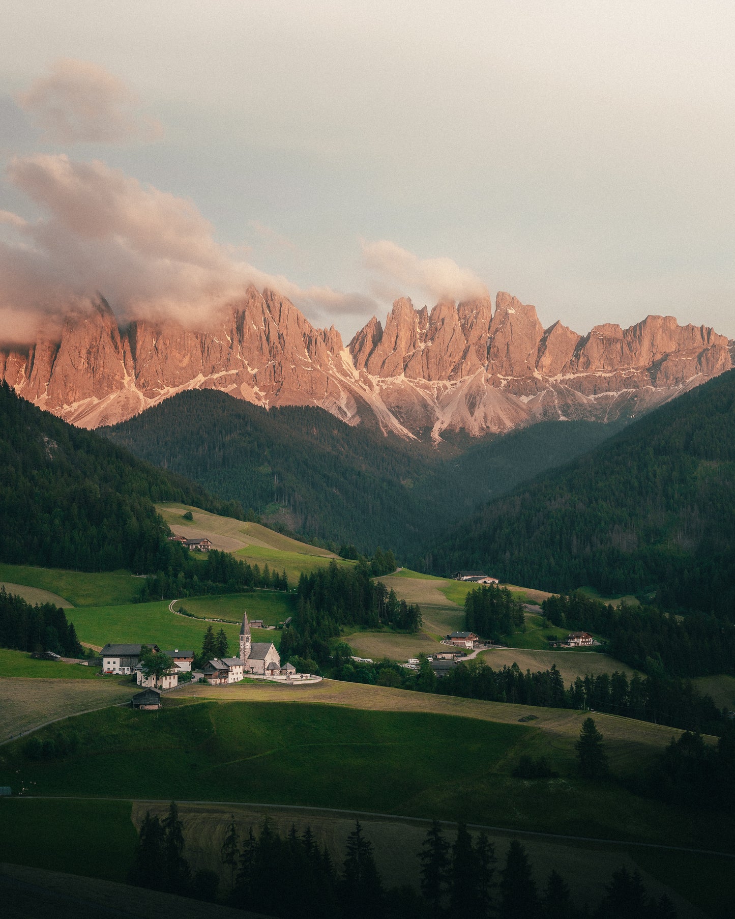 Sunset over Santa Magdalena